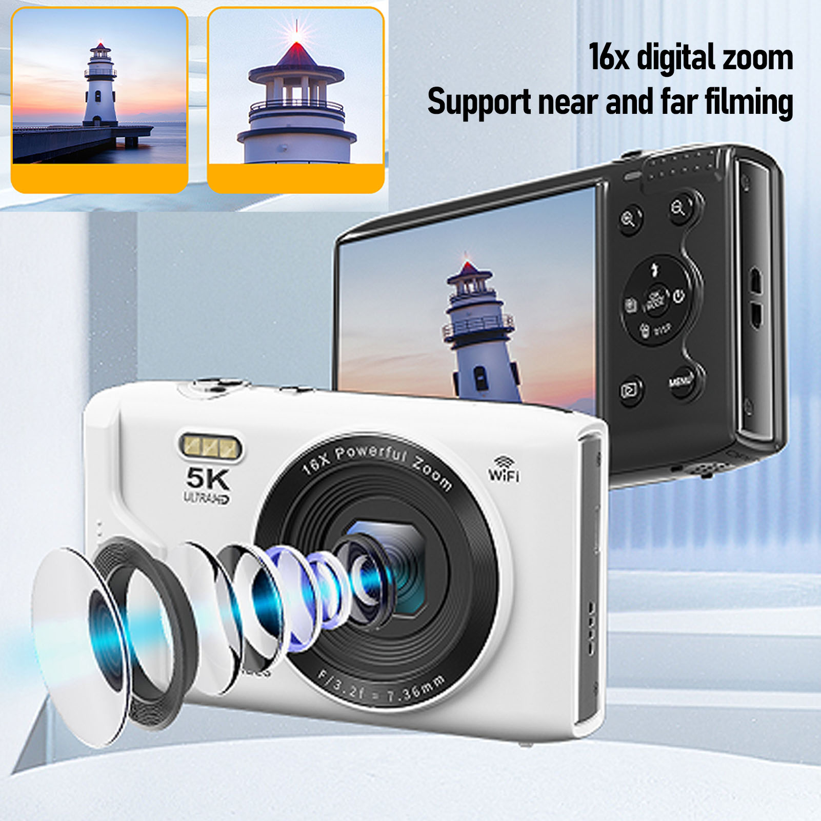 5K digitale camera 72MP 16X zo - Photography Lighting For Beginners recensie en prijs