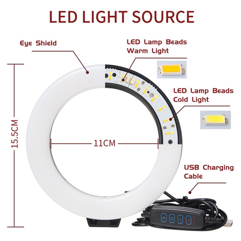 16Cm Dimbare Ring Licht Led Se - Photography Mobile Lighting recensie en prijs
